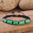 Natural Tourmaline Woven Bracelet